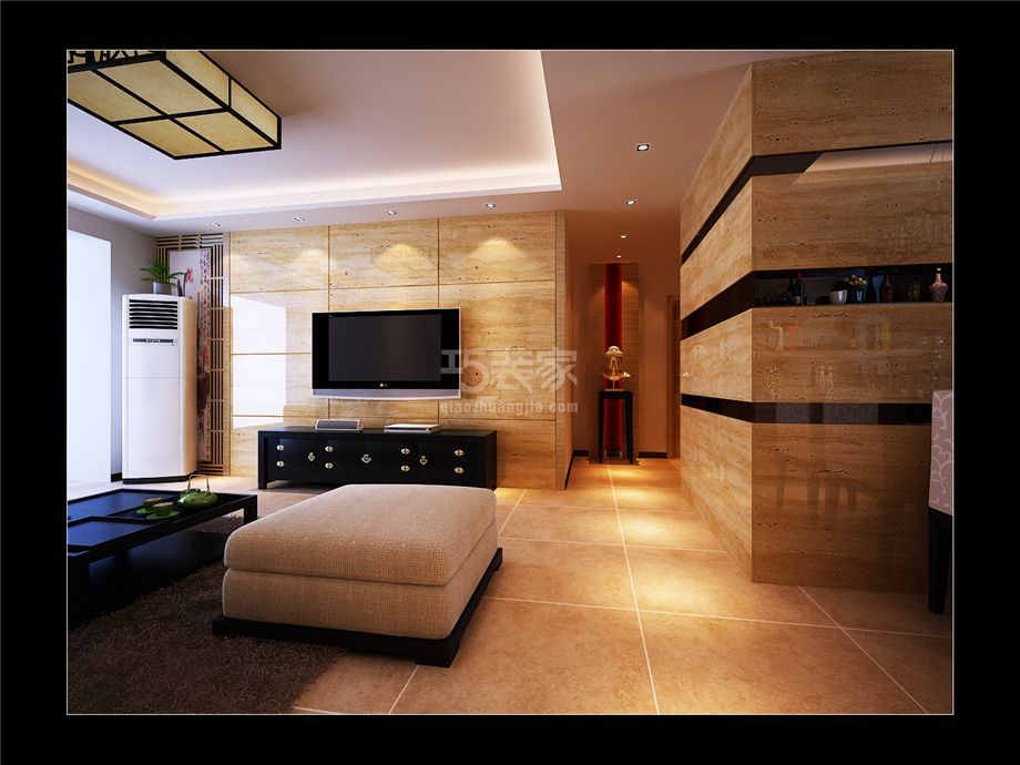 曲江南苑138平新中式风格方案设计