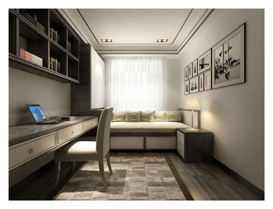 卧室-莱安逸境160平北欧风格设计方案