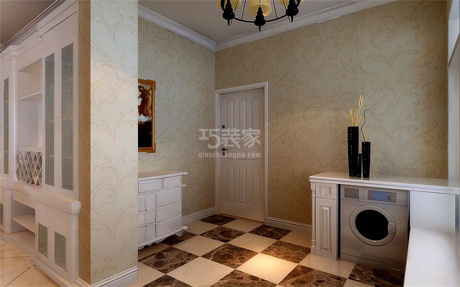 门厅-亮丽家园130平欧式风格设计方案