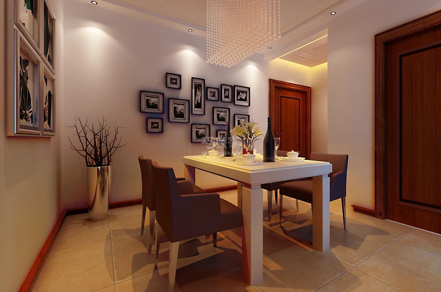餐厅-中海碧林湾90平现代简约风格设计方案