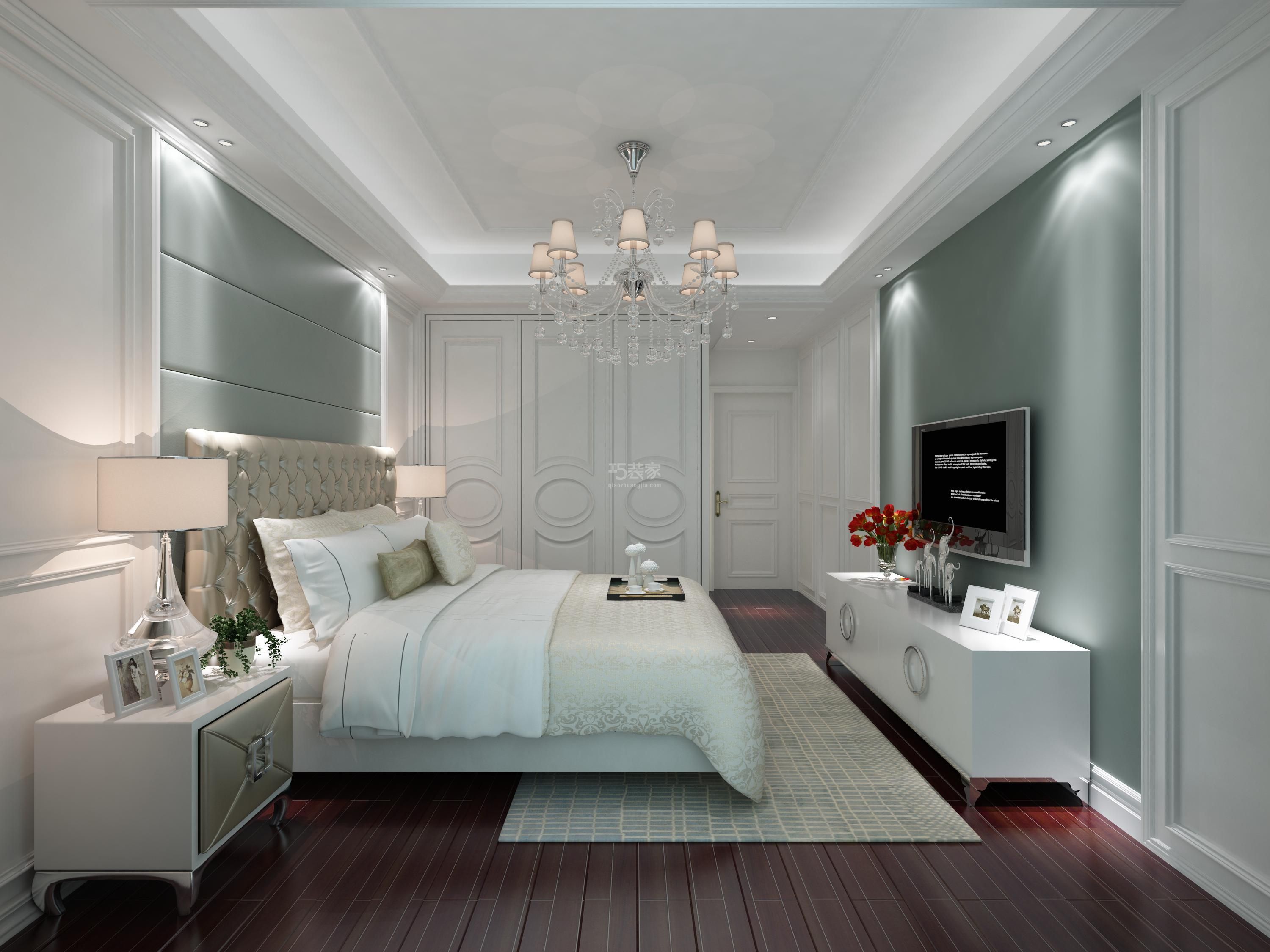 卧室-金水湾87平简欧风格设计方案
