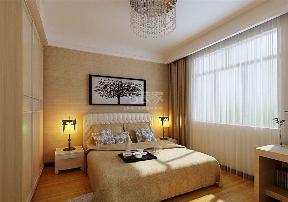 -美寓华庭105平简约风格设计方案