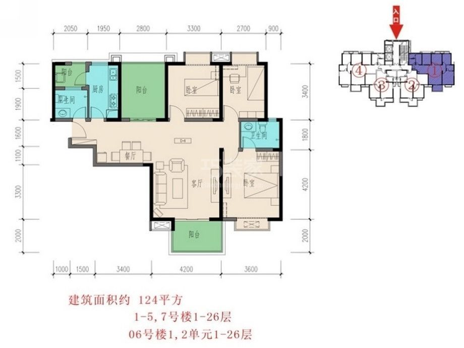 曲江明珠124平现代简约风格设计方案