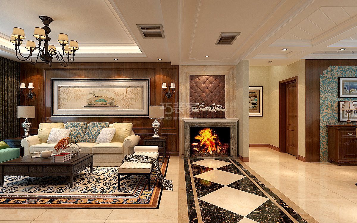 -龙湖香醍/126平米/美式