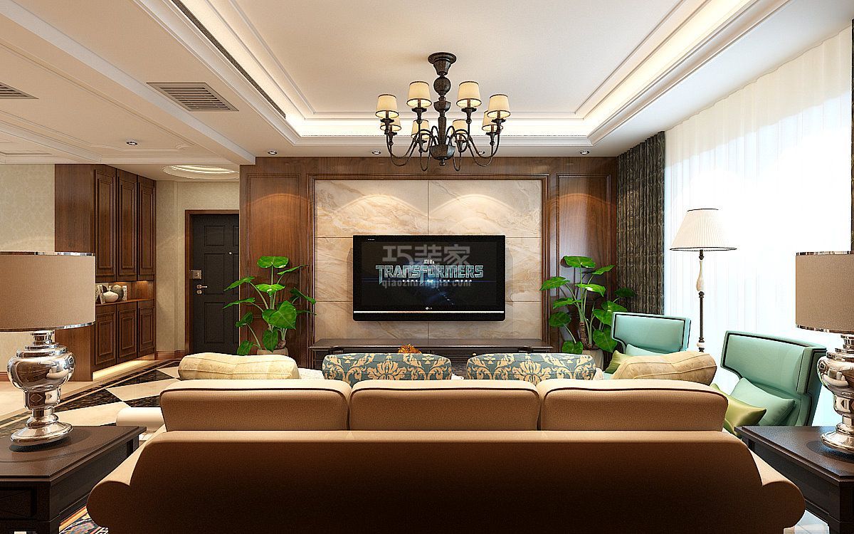 -龙湖香醍/126平米/美式