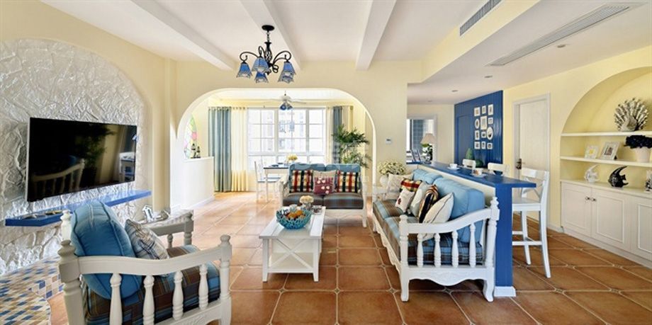 常春藤花园200平地中海风格设计方案