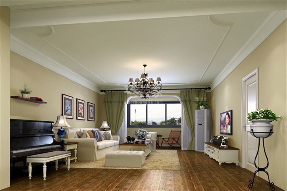 -白桦林居150平欧式风格设计方案