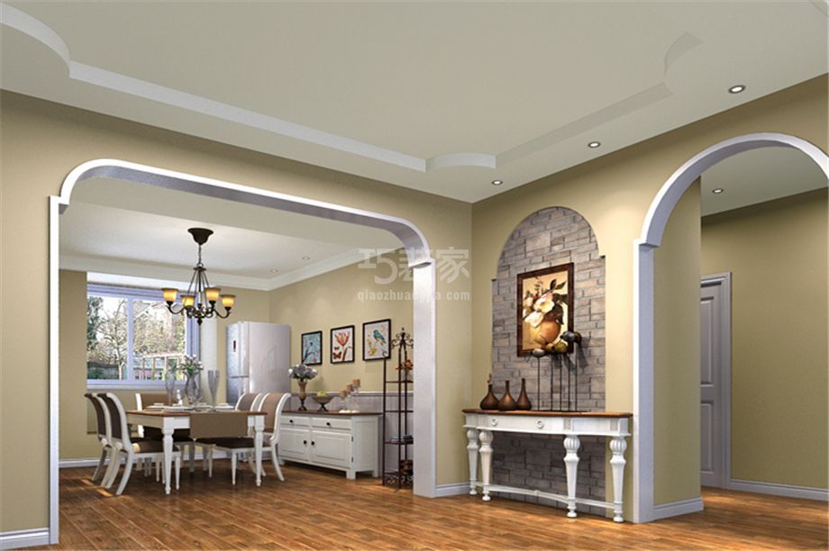 -白桦林居150平欧式风格设计方案