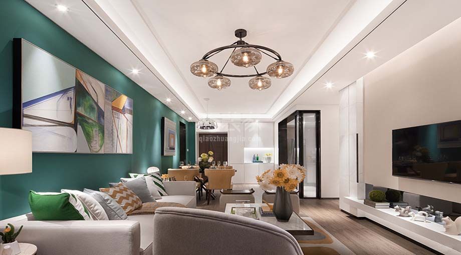 -中冶一曲江山93平米现代简约设计方案