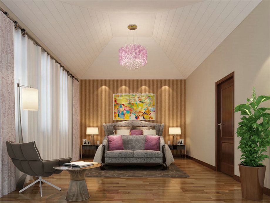 卧室-曲江6号210平现代简约风格设计方案