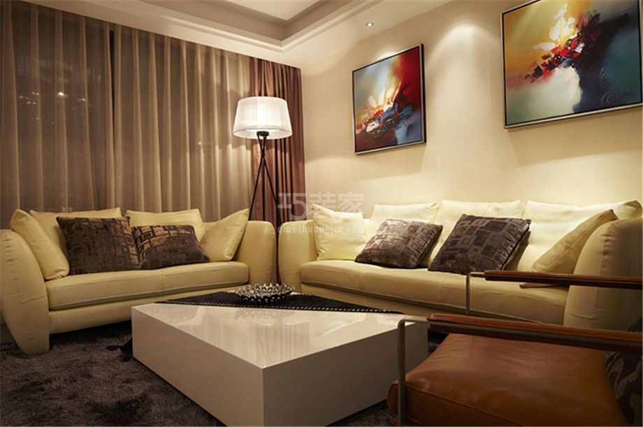 铭城国际社区90平现代简约风格设计方案