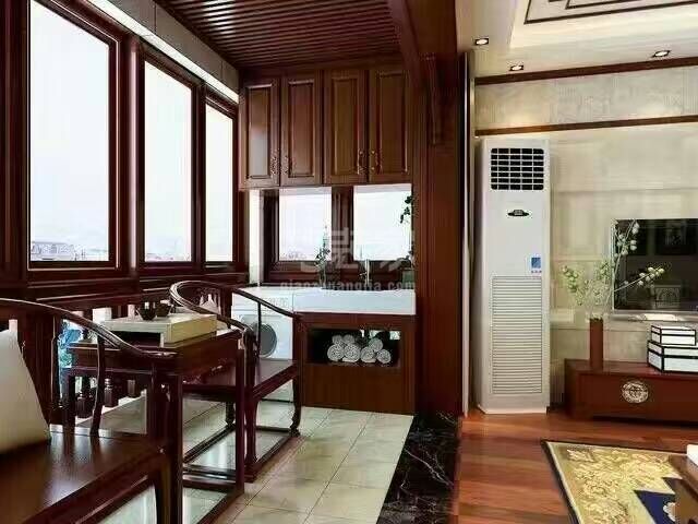 -浐灞西铁小区175平方 中式风格