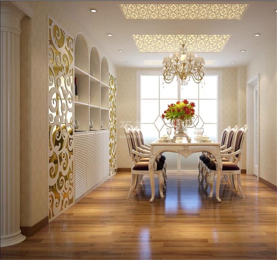 -曲江观邸110平米简欧设计方案