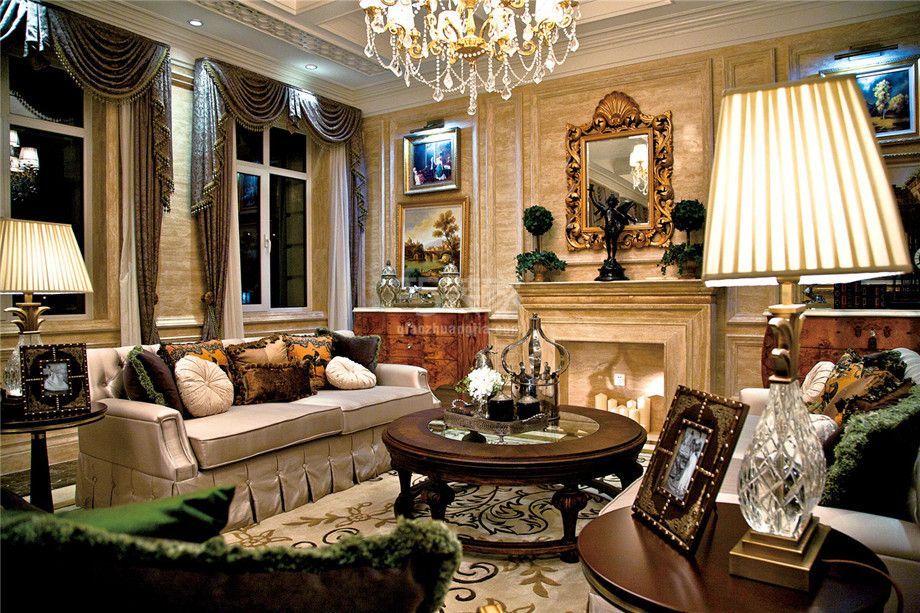 -文景小区125平欧式风格设计方案