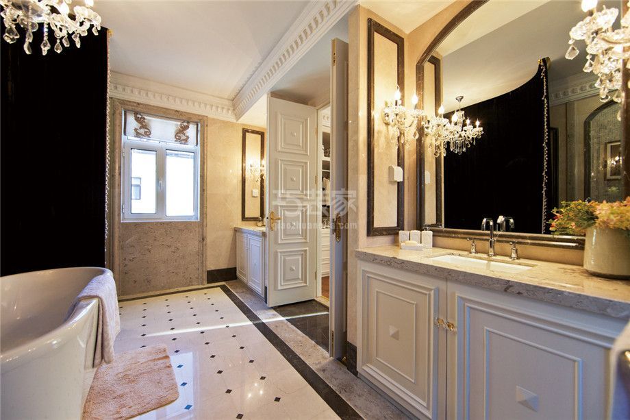 -文景小区125平欧式风格设计方案