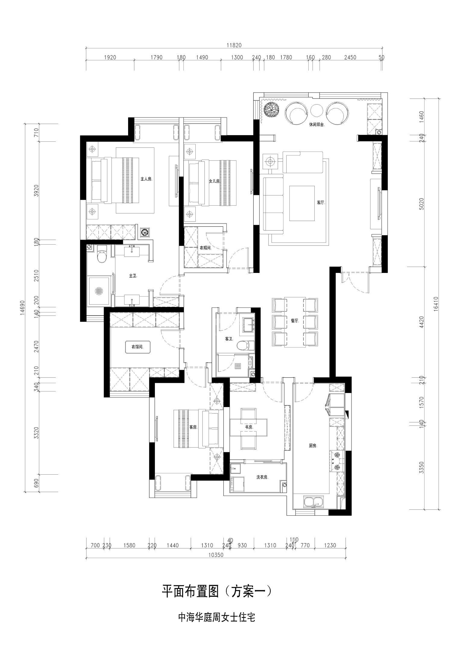 枫林绿洲180平欧式风格