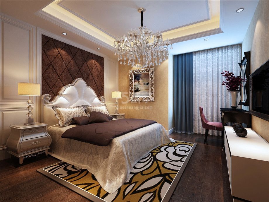 主卧-枫林绿洲180平欧式风格