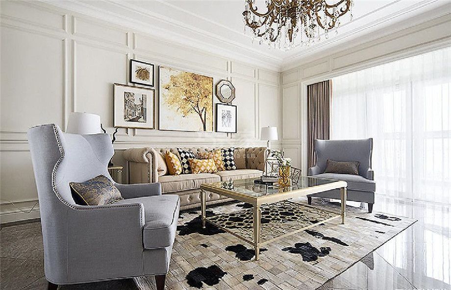 -兴庆宫小区139平米现代简约设计方案