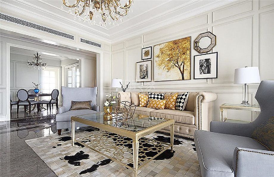 -兴庆宫小区139平米现代简约设计方案