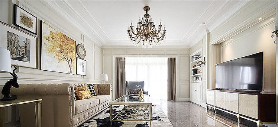 -兴庆宫小区139平米现代简约设计方案