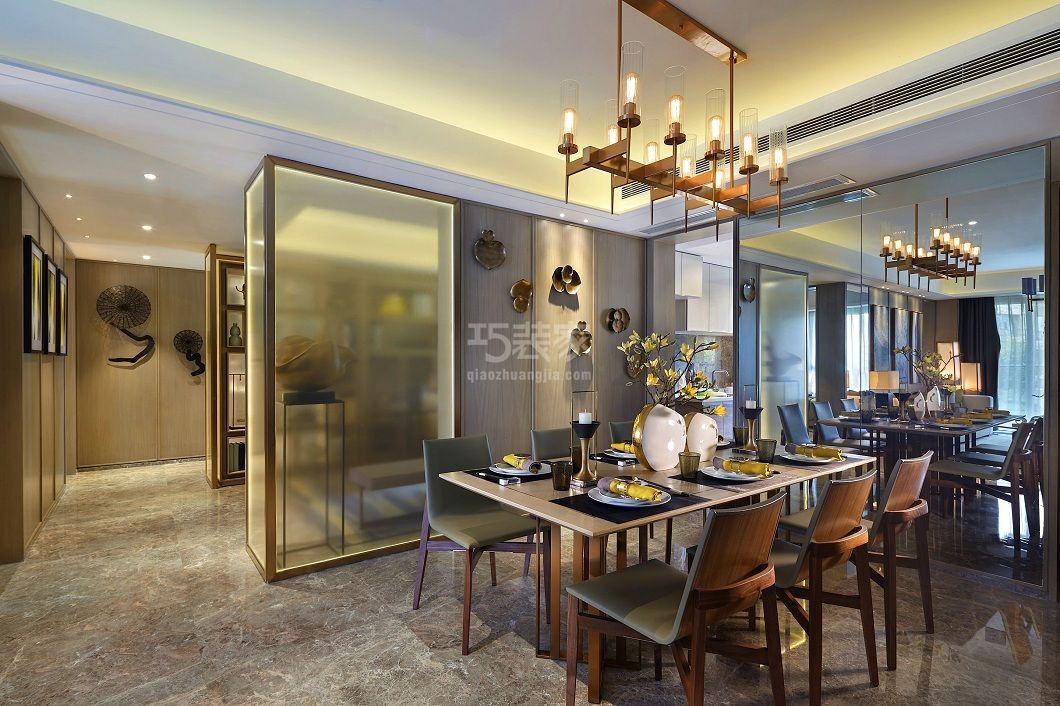 -麟凤尊汇118平 现代轻奢风格