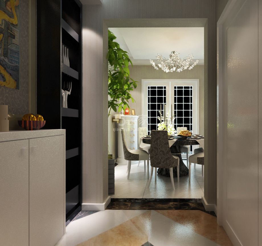 简约风格-蓝湖树150平米现代简约风格