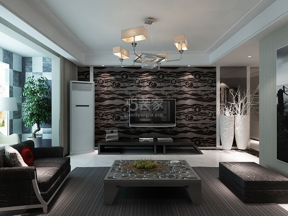 简约风格-蓝湖树150平米现代简约风格