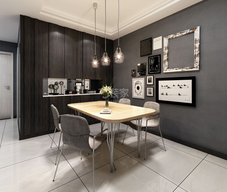 -御笔华府  93平方米 后现代风格