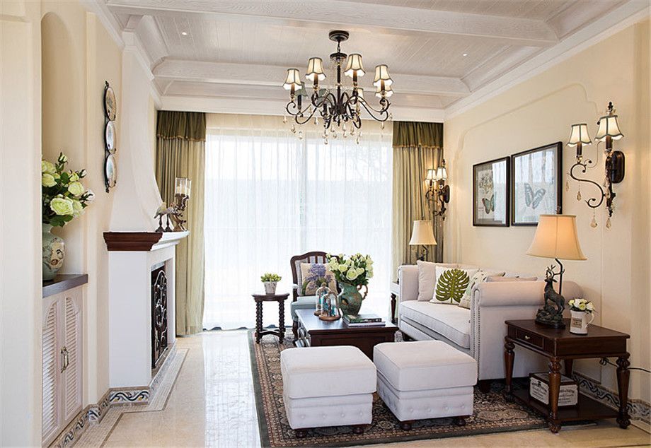 客厅-紫薇永和坊160平地中海风格