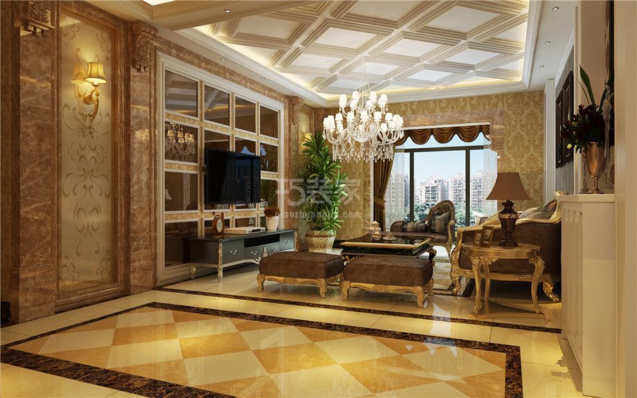 -振业泊公馆160平欧式风格设计方案