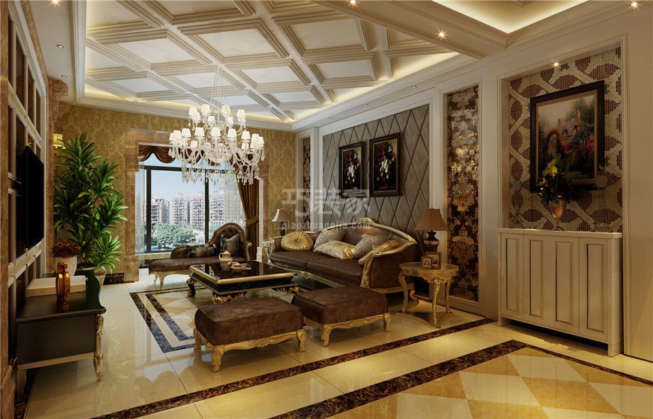 -振业泊公馆160平欧式风格设计方案