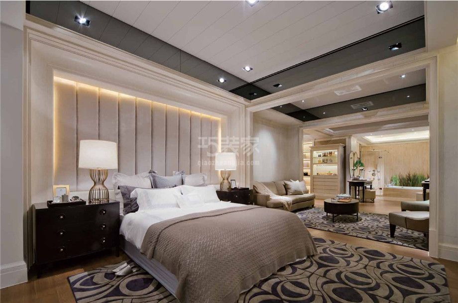 卧室-浐灞半岛198平米欧式风格设计方案