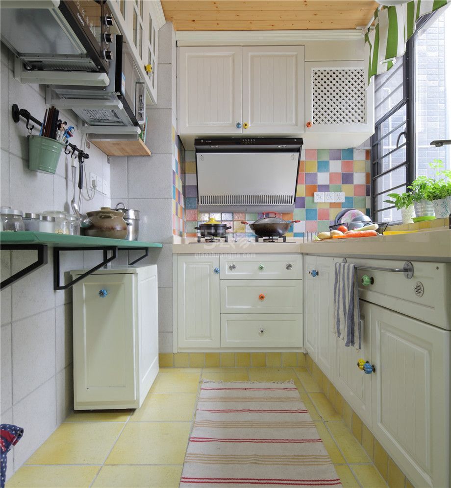 厨房-上和城120平混搭风格设计方案