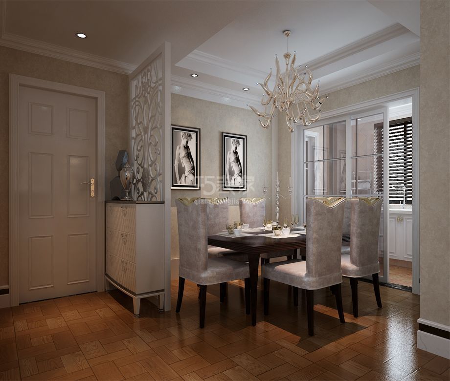 -新旅程 126平方米 简欧