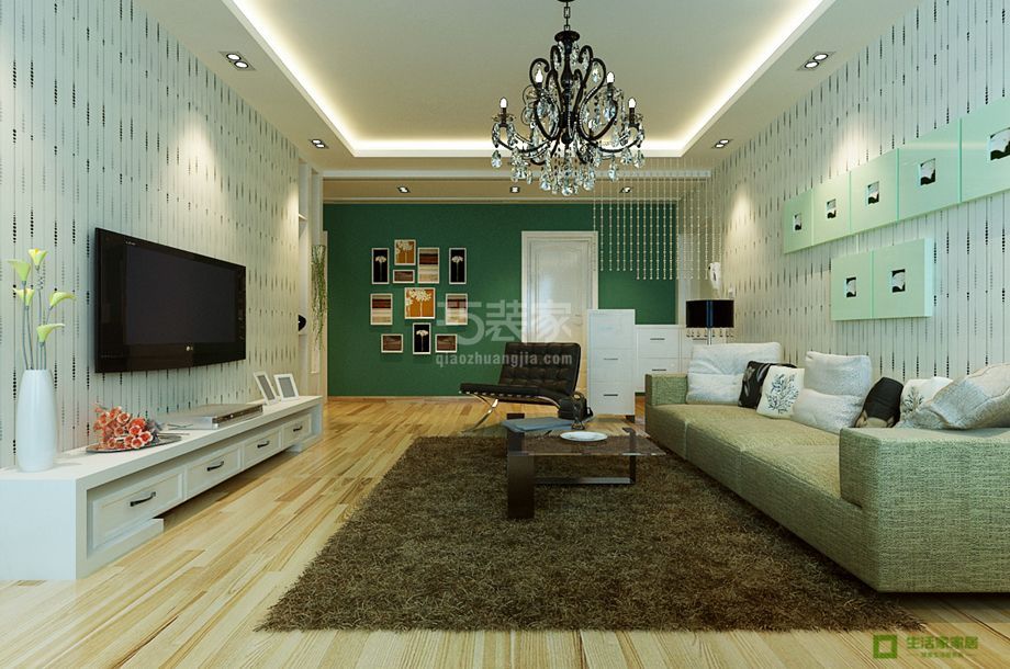 -金辉世界城/85平米/简约