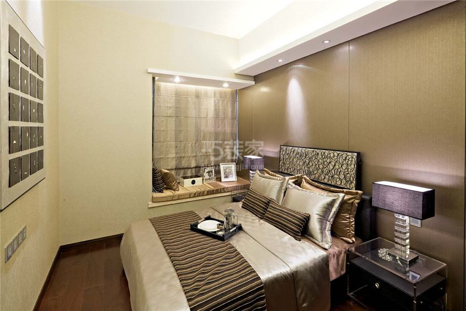 卧室-中华世纪城120平简约风格设计方案
