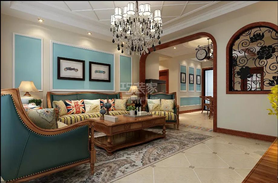 国宾中央区/120平米/地中海风格