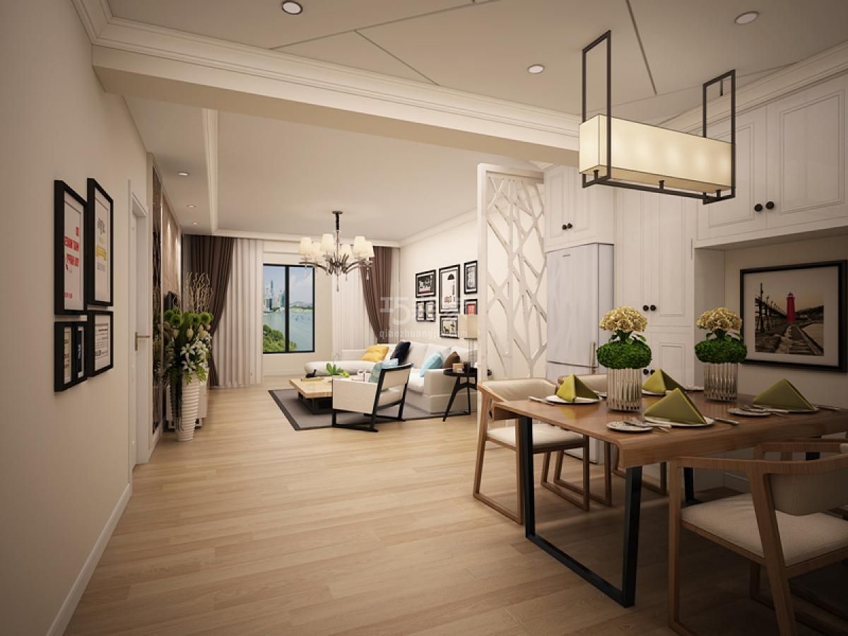 铭城国际社区105平米现代设计方案