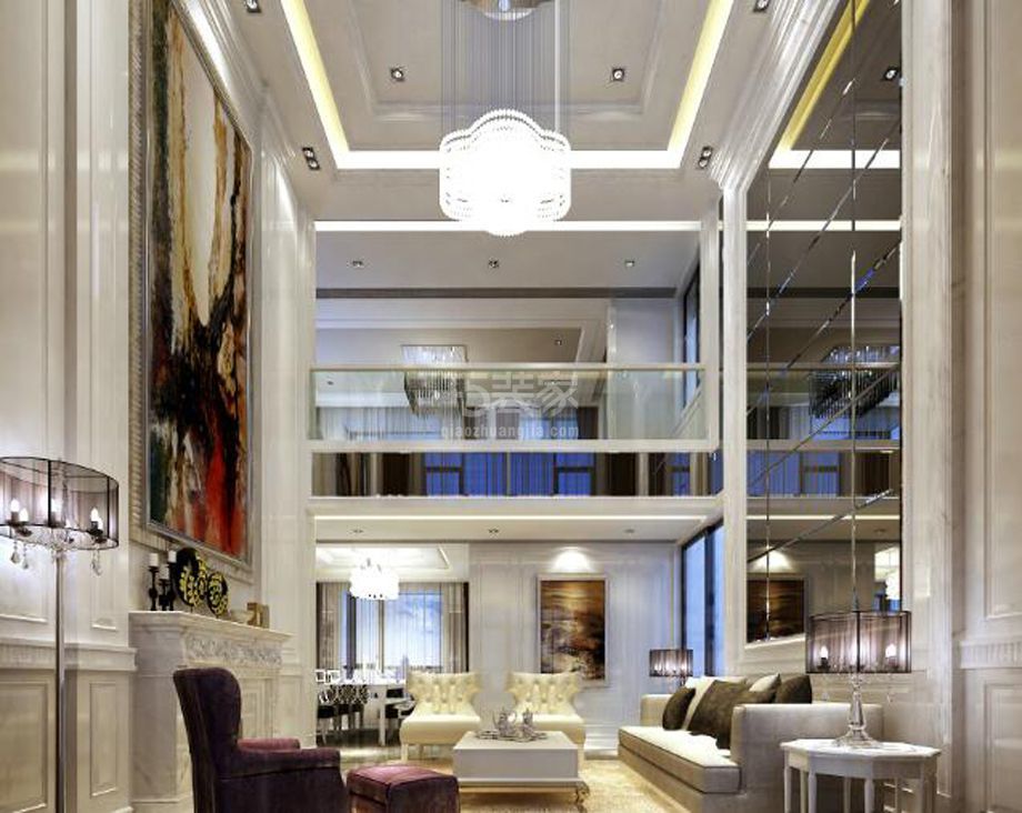 -莱茵小城 200平米 欧式风格