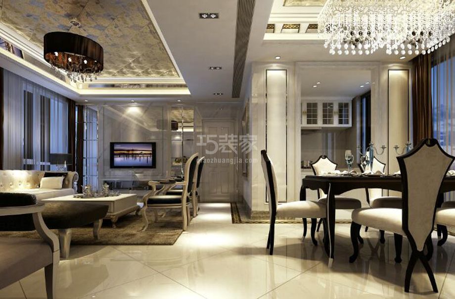 -华润二十四城150平米简约欧式