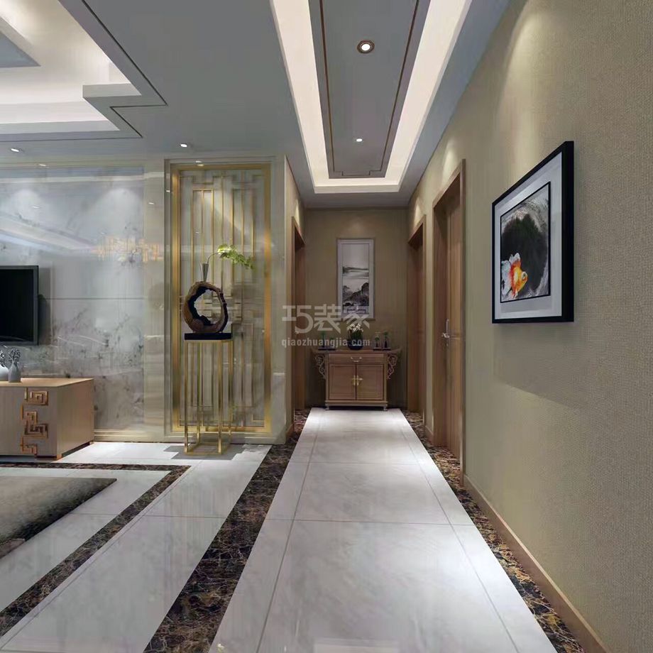 -首创漫香郡/120平米/新中式