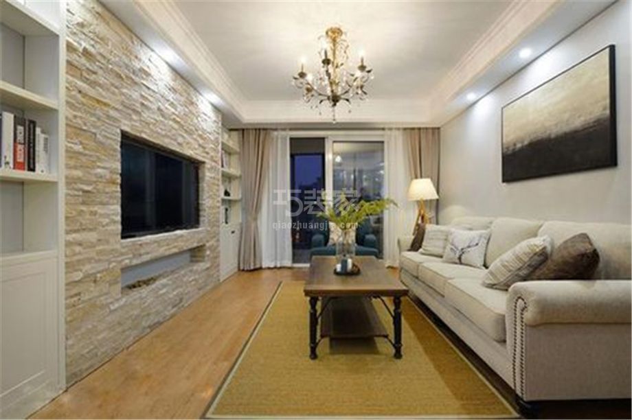 -绿地国际花都118平米现代简约风格设计方案