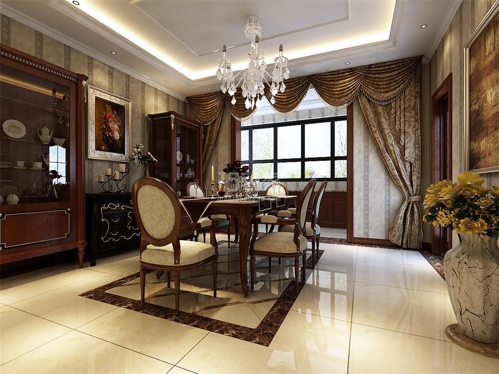 -龙湖花千树/140平米/欧式