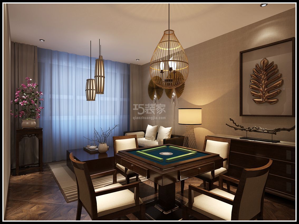 -白桦林居/130平米/中式