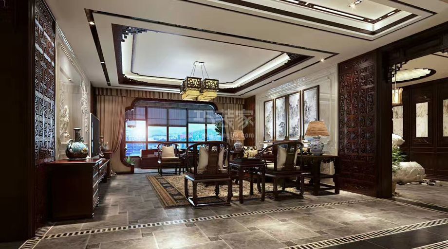 曲江华府 170平米 中式设计方案