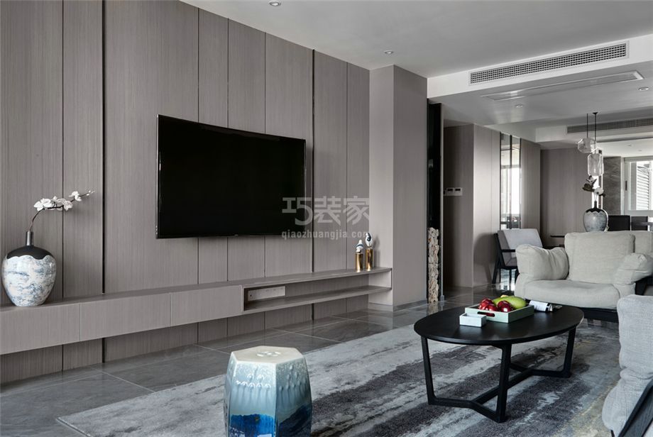 -湖城大境160平米现代简约风格设计方案