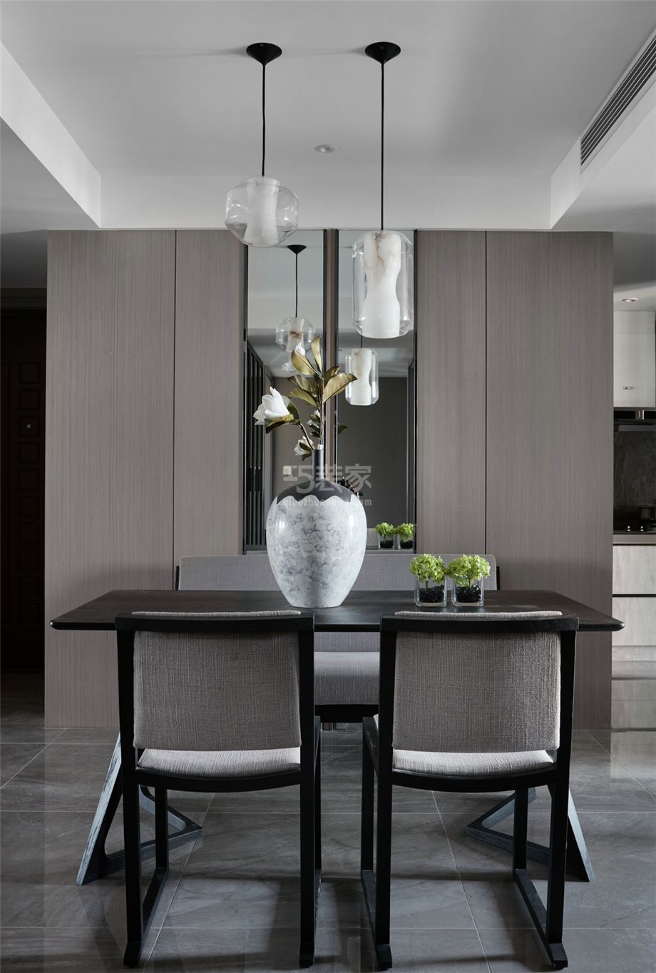 -湖城大境160平米现代简约风格设计方案