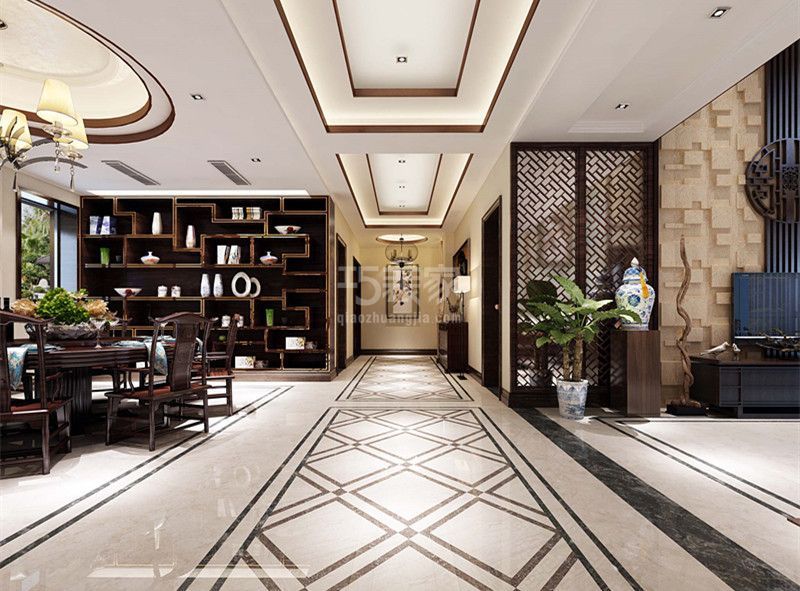 中海悦墅260平米新中式风格