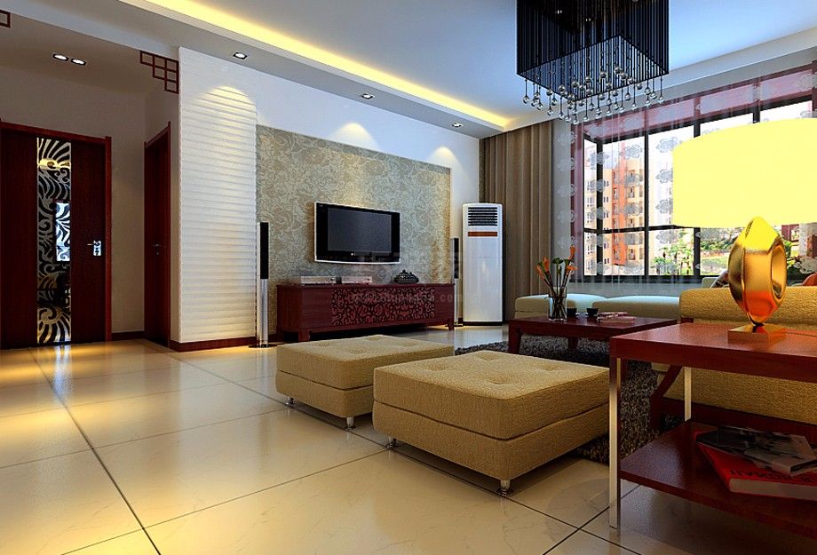 -曲江龙邸小区125平米中式风格