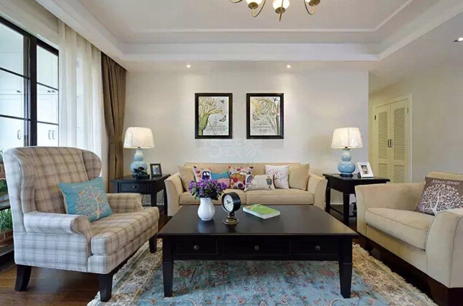 -龙湖花千树180平米美式风格